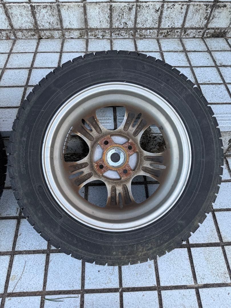 今日だけ！YOKOHAMAスタッドレスタイヤ13インチ ホイールセット