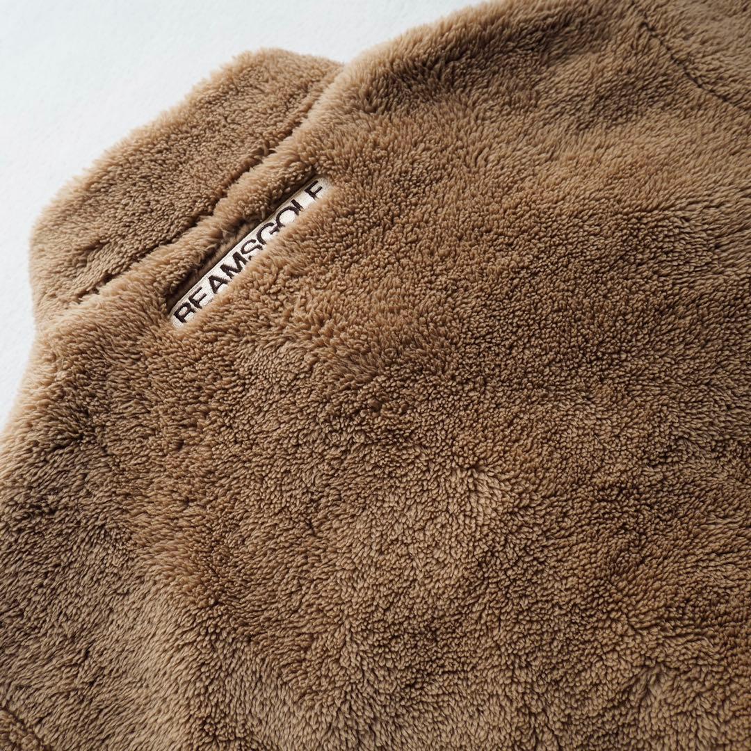 新品 BEAMS ビームス ゴルフ 2023AW ボア ブルゾン ジャケット L