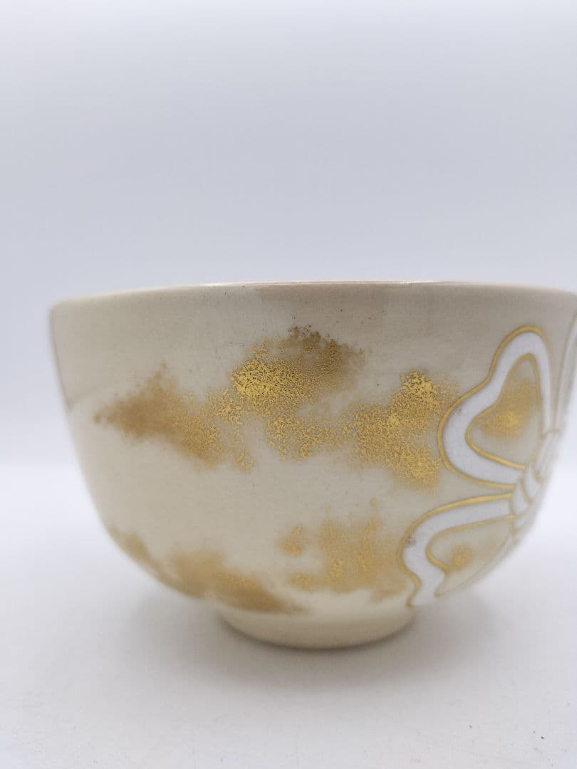 b570茶碗 仁清写　結桜 宮川香雲 木箱 茶道具　古物
