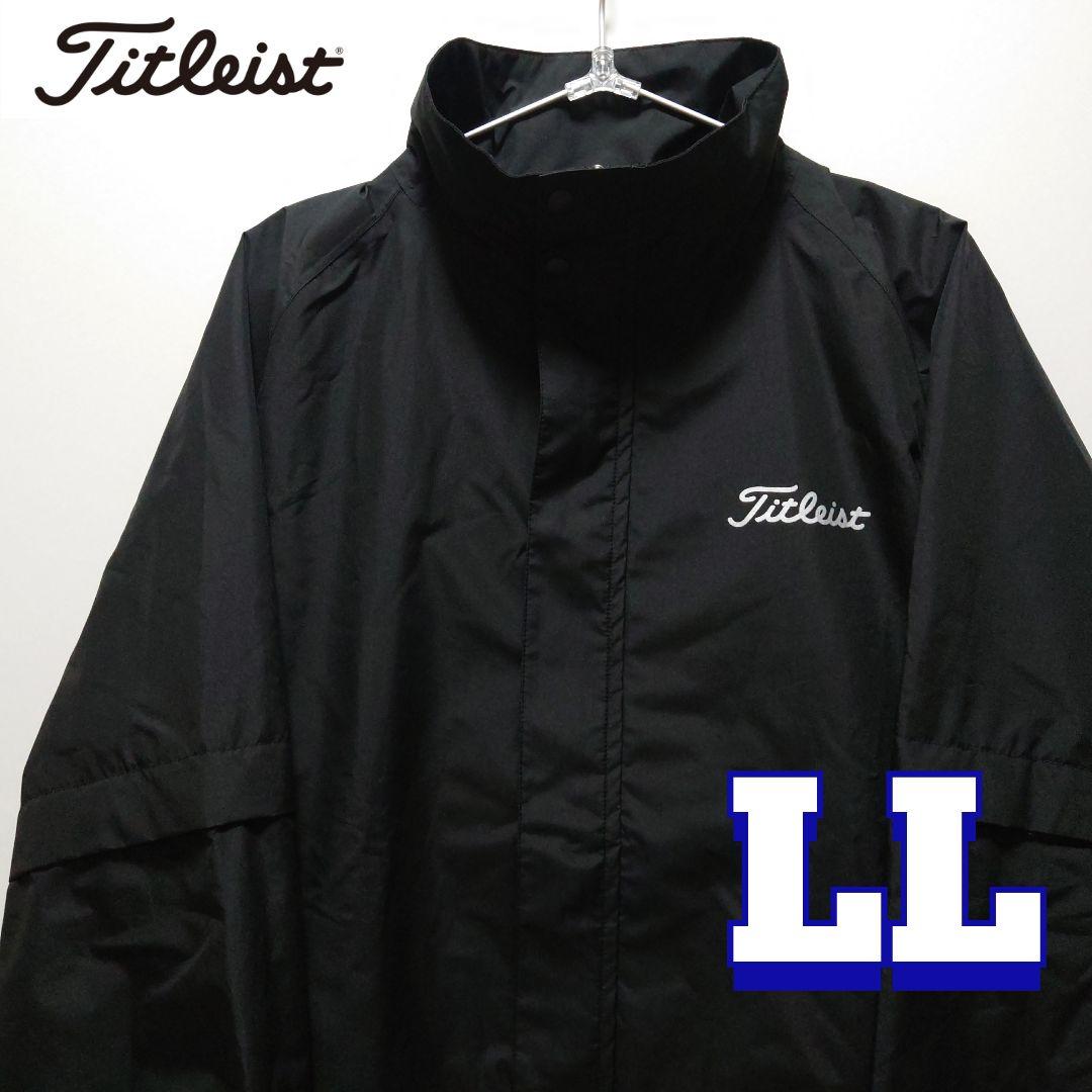Titleistタイトリスト 黒 LLサイズ レインウェア【美品】