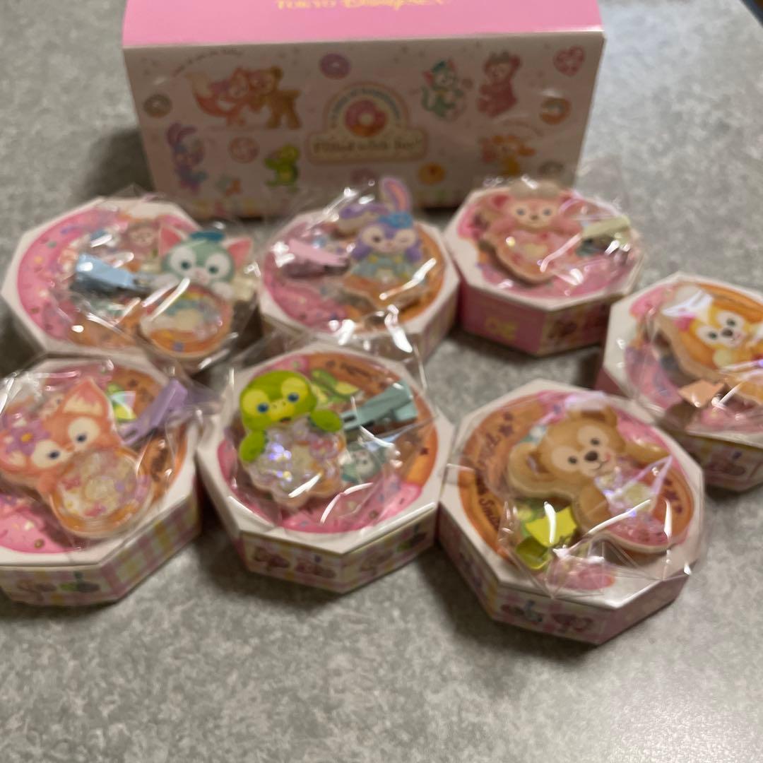 ダッフィーアンドフレンズ ヘアクリップ7種類