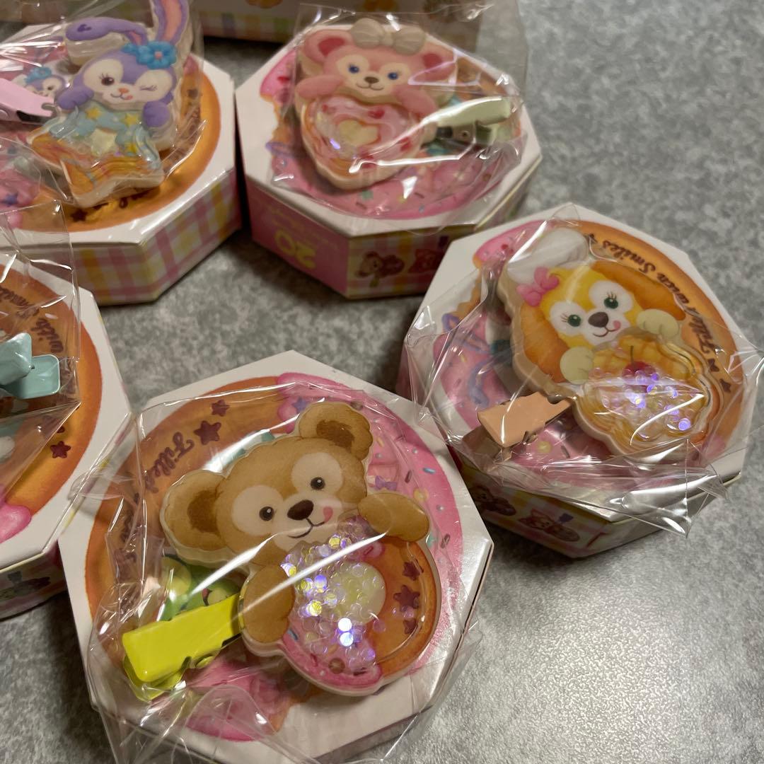 ダッフィーアンドフレンズ ヘアクリップ7種類