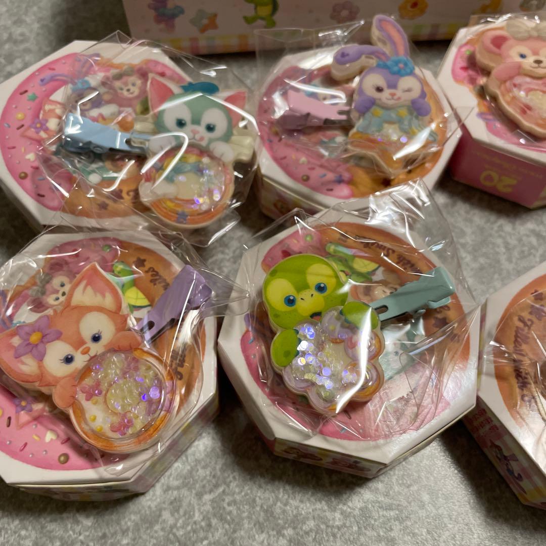 ダッフィーアンドフレンズ ヘアクリップ7種類