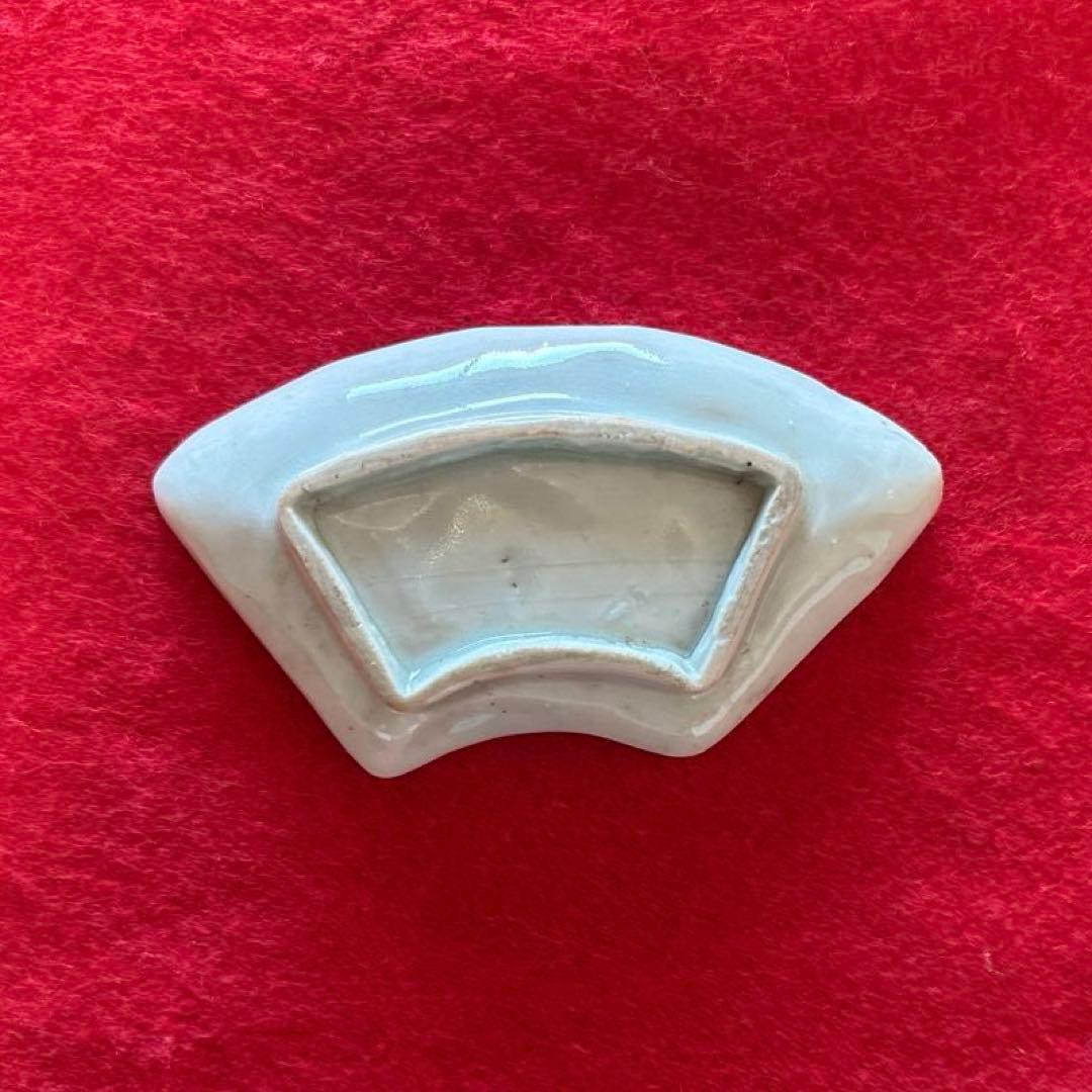 古伊万里　染付　水仙文　豆皿