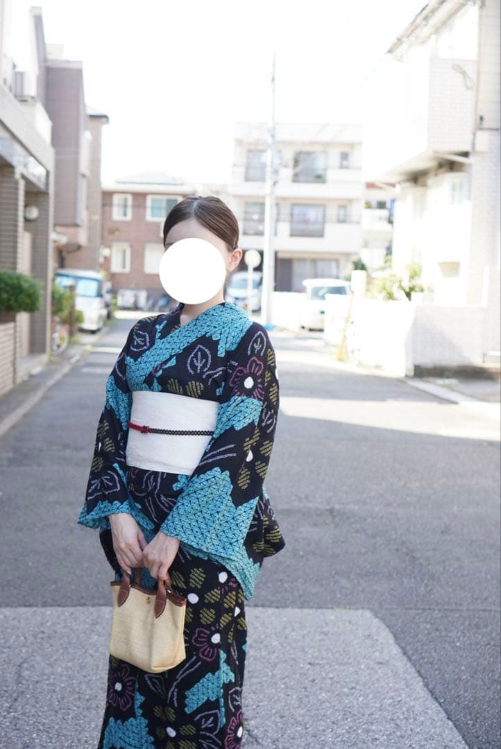 ❁888❁⭐︎浴衣　有松鳴海絞り　【7】単品