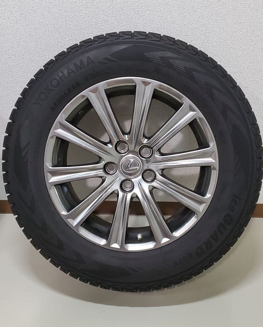 センサー付 レクサス NX 純正 225/65R17 スタッドレスホイールセット