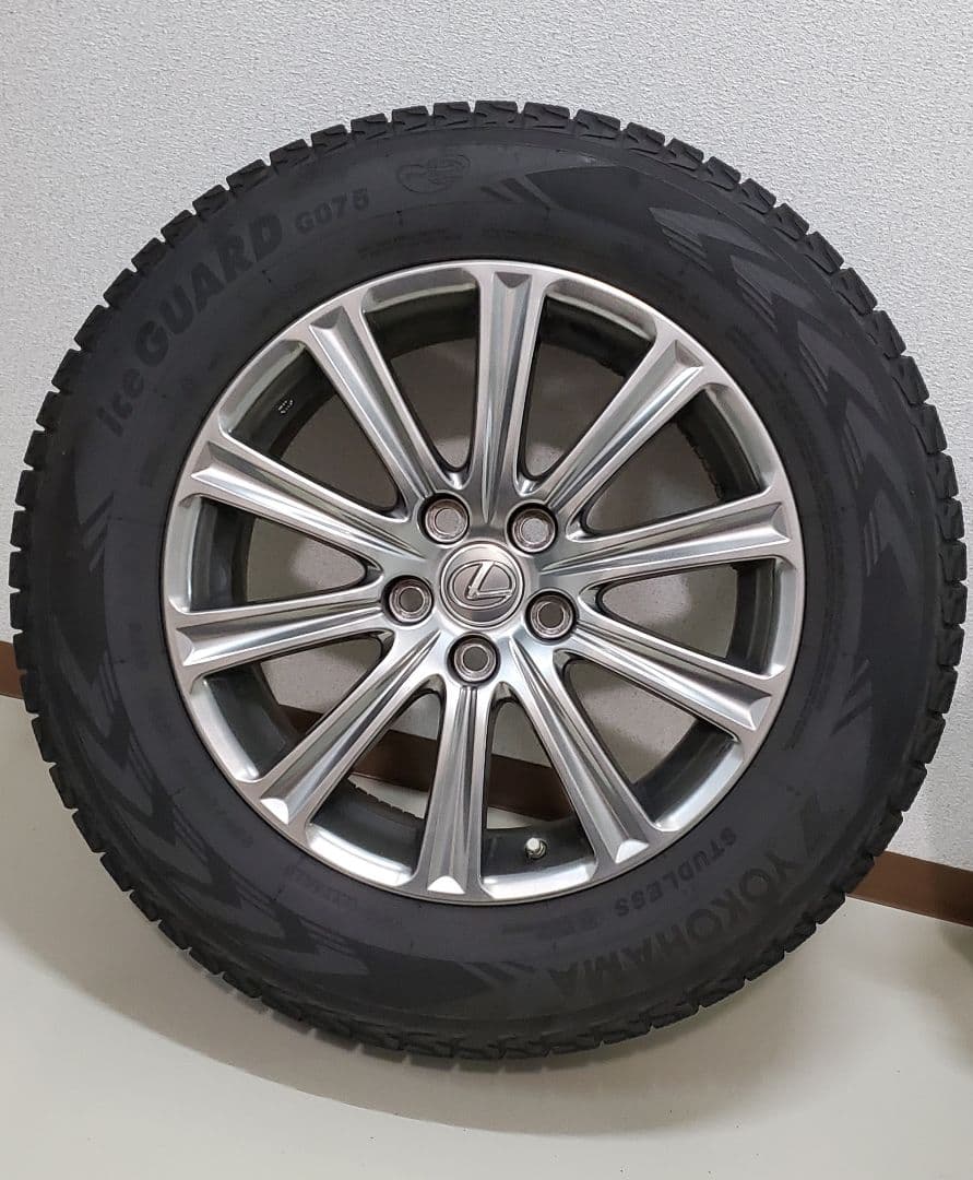 センサー付 レクサス NX 純正 225/65R17 スタッドレスホイールセット