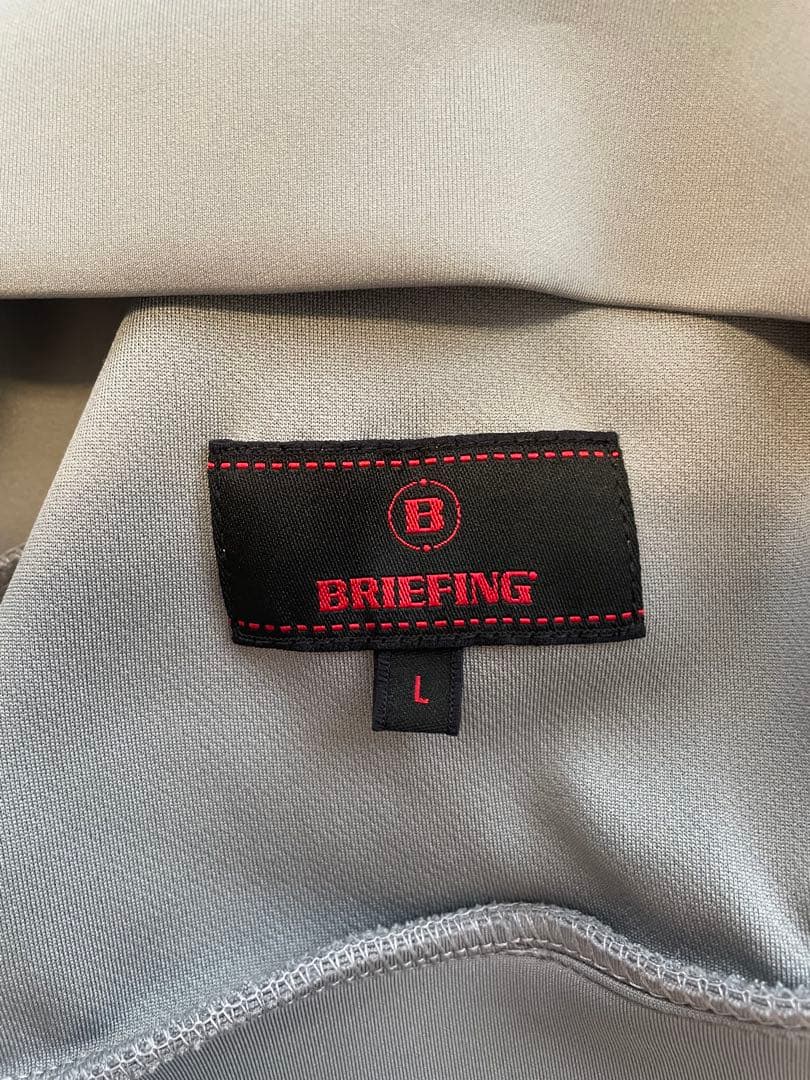 BRIEFING フード付きパーカー グレー Lサイズ