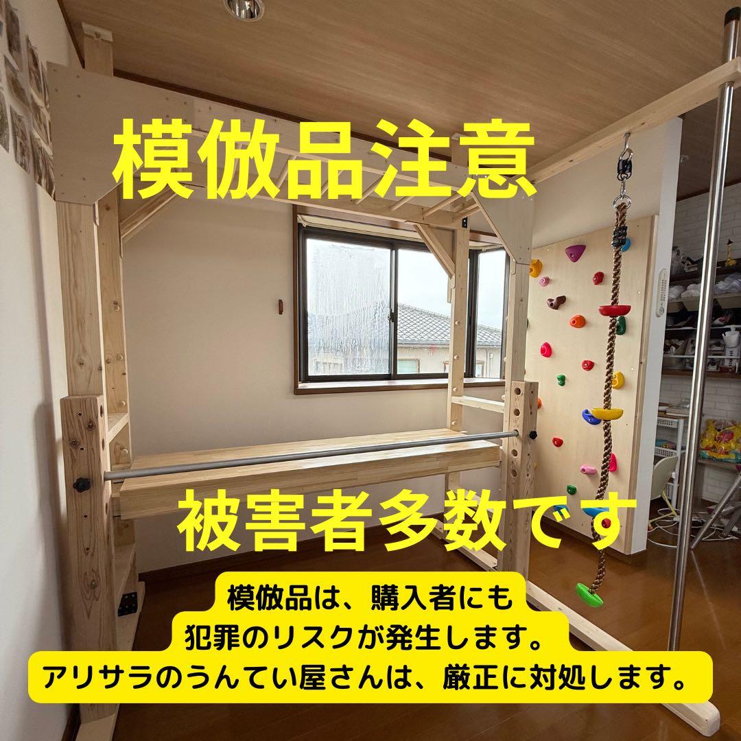 知育うんてい　国内最多の販売台数　芸能人宅にも納品 高品質　ボルダリング　鉄棒