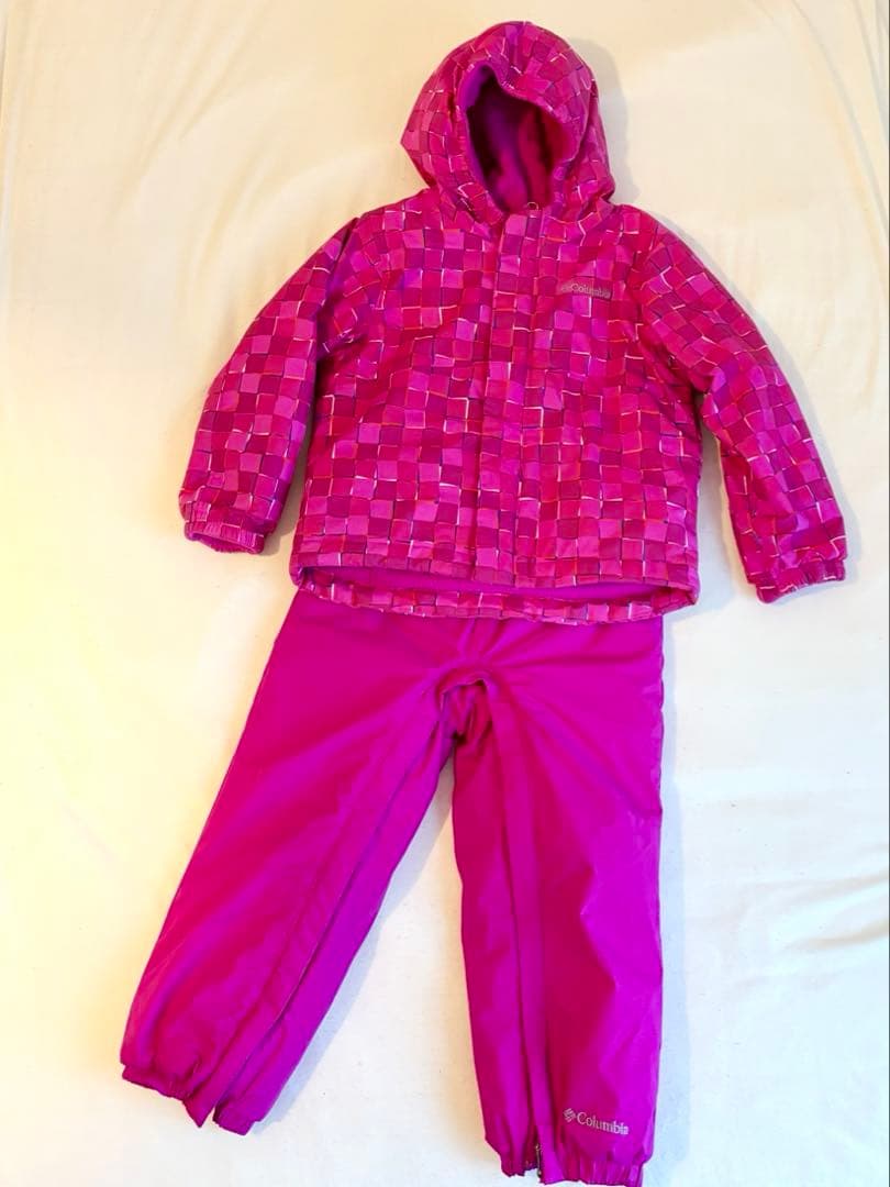 Columbia スノーウェア・スキーウェア 100-110cm 美品（記名有）