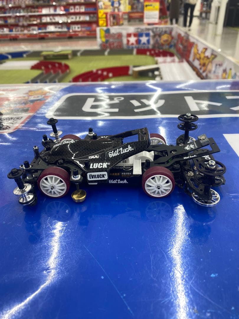 ミニ四駆 完成品 サンダーショット MSフレキ イービルワイヤー