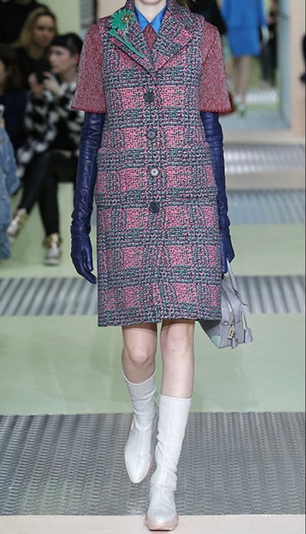 2015AW PRADA フラワーブローチ コサージュ