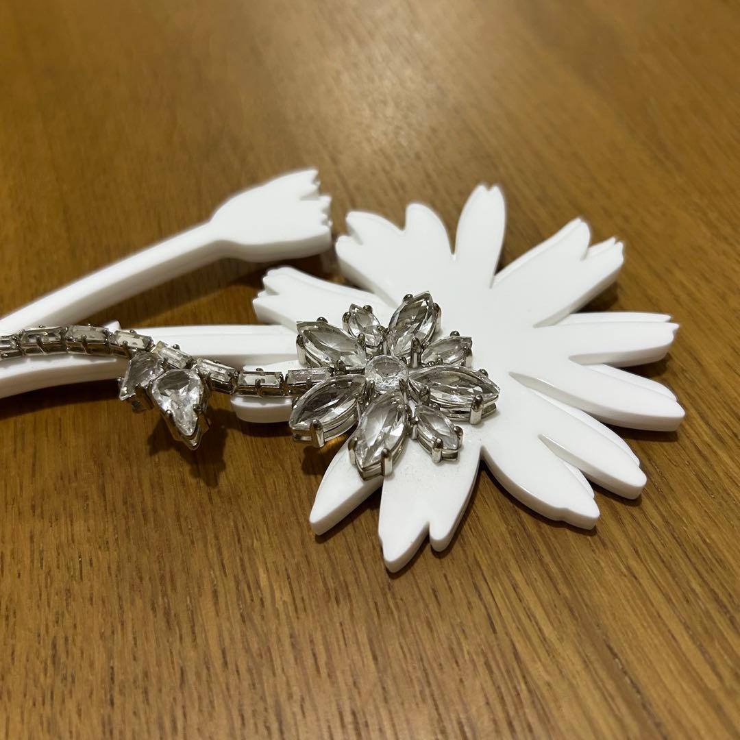 2015AW PRADA フラワーブローチ コサージュ