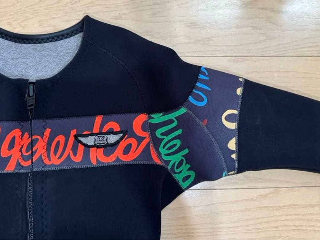 【美品】RASHウェットスーツ 長袖タッパー　L〜XL 2ミリ　ラッシュ