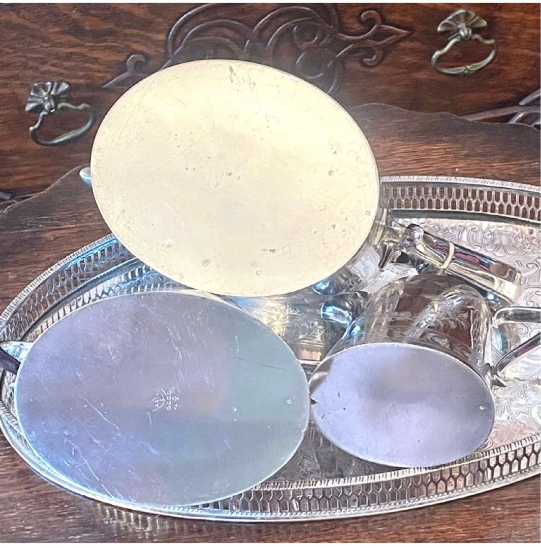 英国　イギリス　アンティーク　ティーセット　シルバープレート　純銀P 銀製品