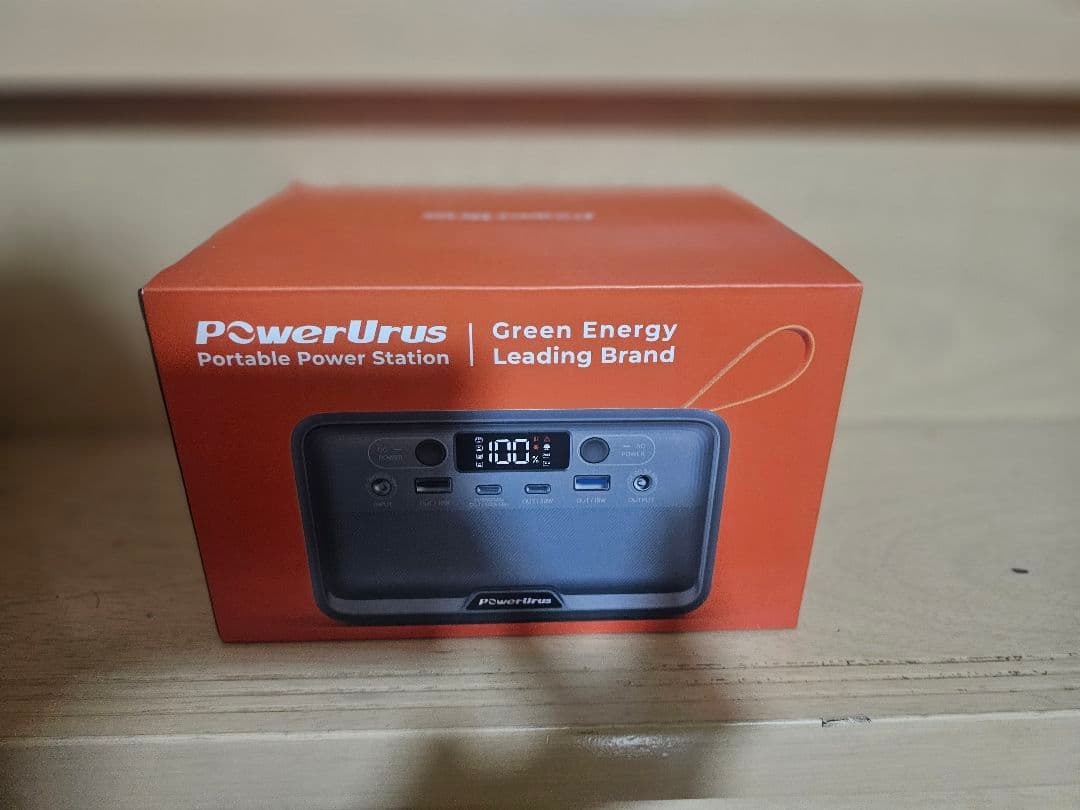 PowerUrus ポータブル電源 89.6Wh 小型AC100V・DC100W