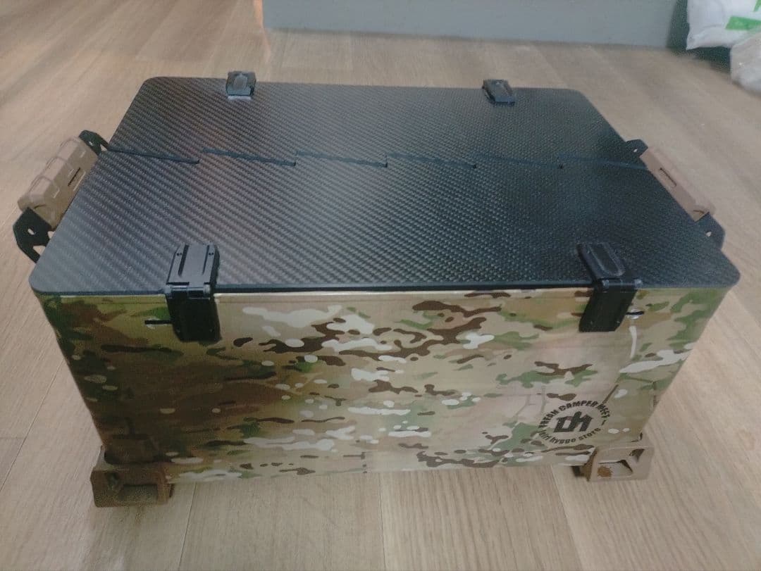 スノーピーク　シェルフコンテナ25 カスタム　 マルチカム　クラックトップ