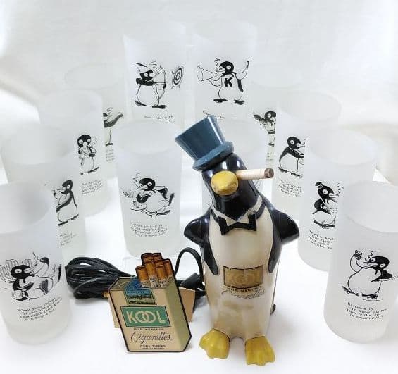 ペンギン KOOLクールアンティーク❤︎1954年プロステッドグラス完璧セット！