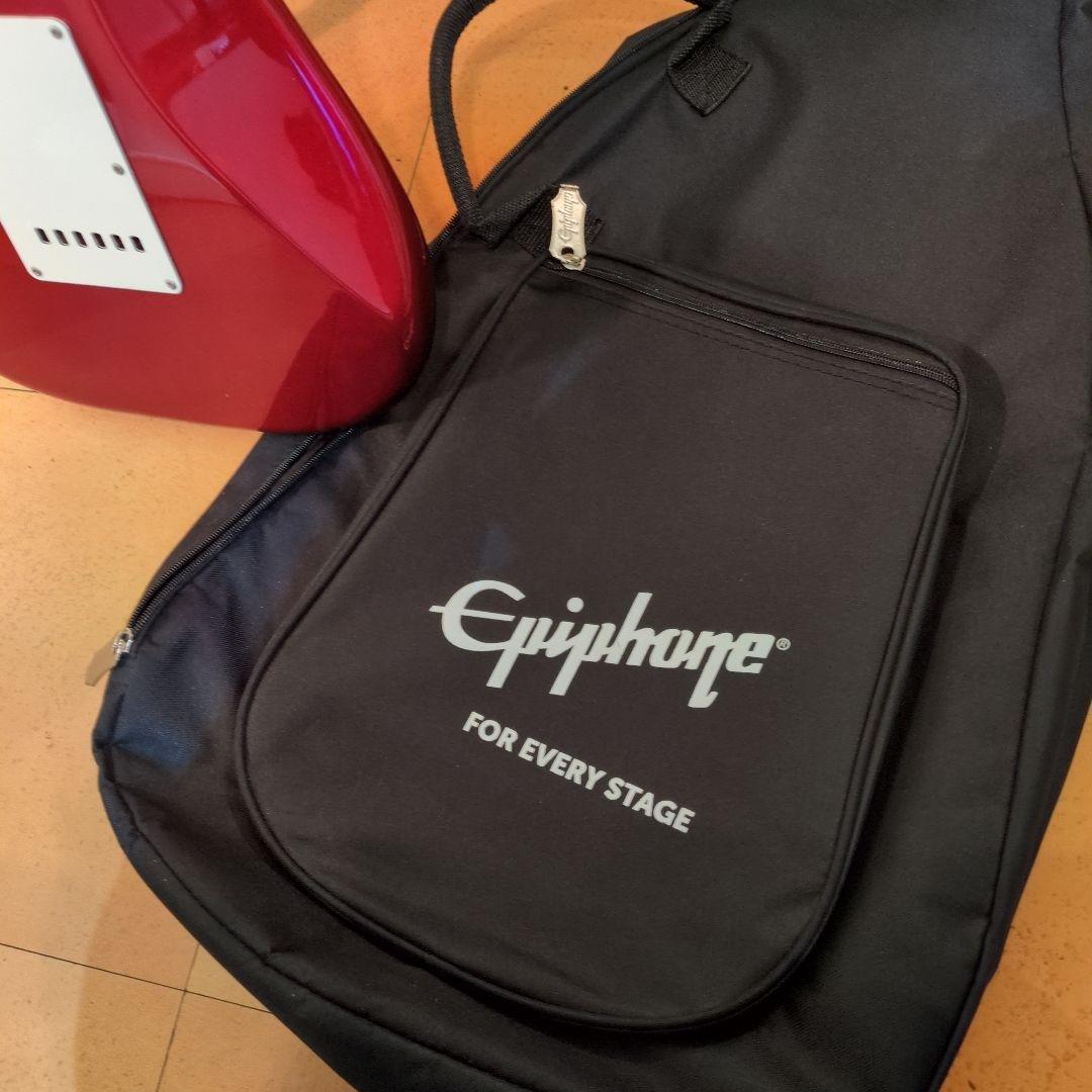 Squier Stratocaster レッド ギターケース付き