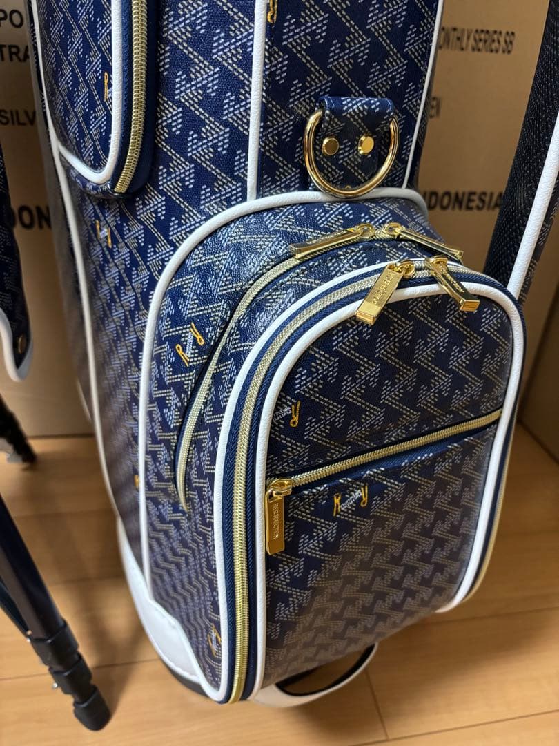 Resurrection RALLINA キャディバッグ レザレクションネイビー