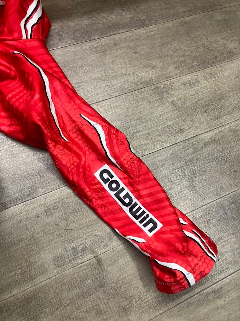 アルペンスキーレーシングスーツワンピースウェアm赤