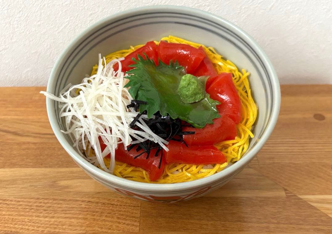 SALE✩.*˚イワサキ・ビーアイ 岩崎(株) 食品サンプル マグロ丼 置物