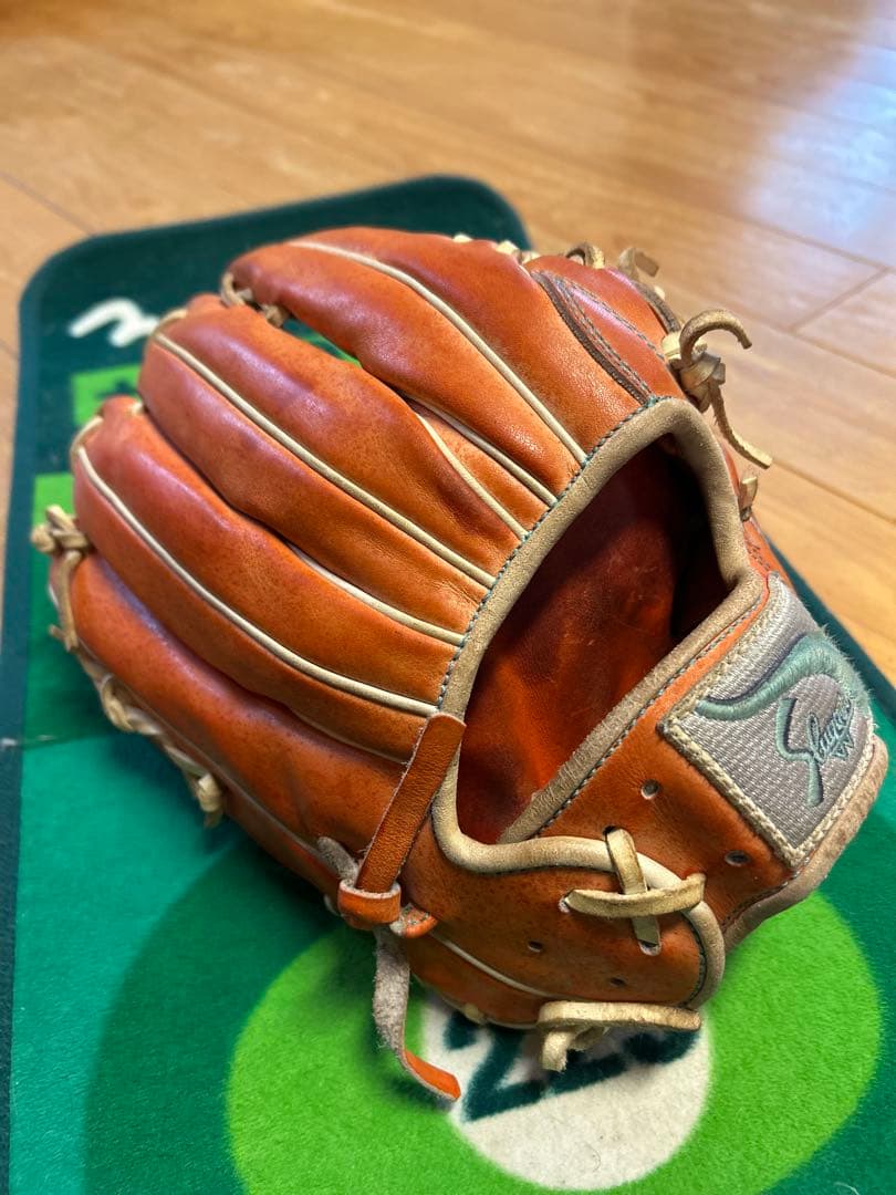 最終値下げ　★即実践可能★ 久保田スラッガー　硬式　外野　グローブ　オレンジ