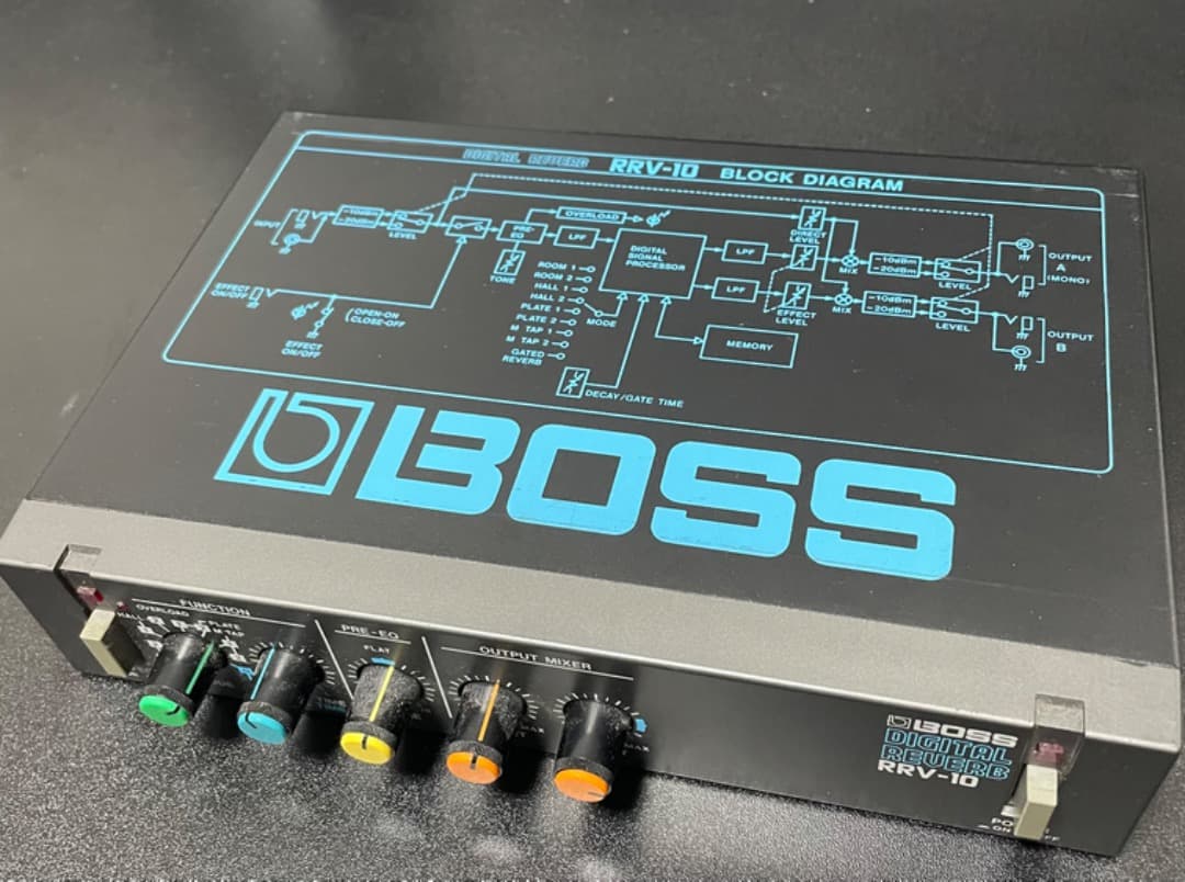 ギター BOSS RRV-10 DIGITAL REVERB