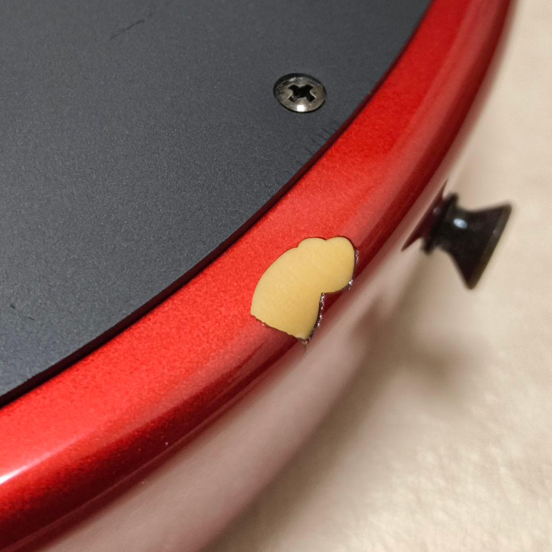 【超美品】ZO-3 芸達者 メタリックレッド アンプ内蔵ミニギター ケース付