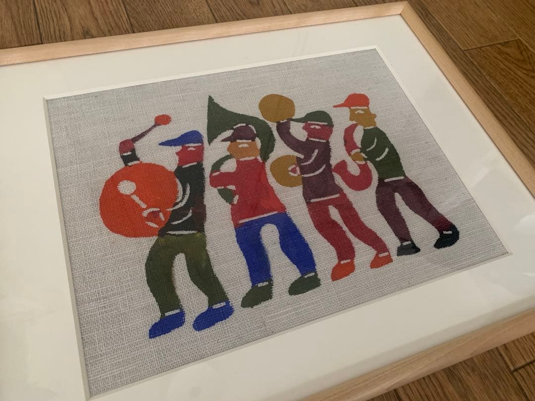 柚木沙弥郎　型染め絵