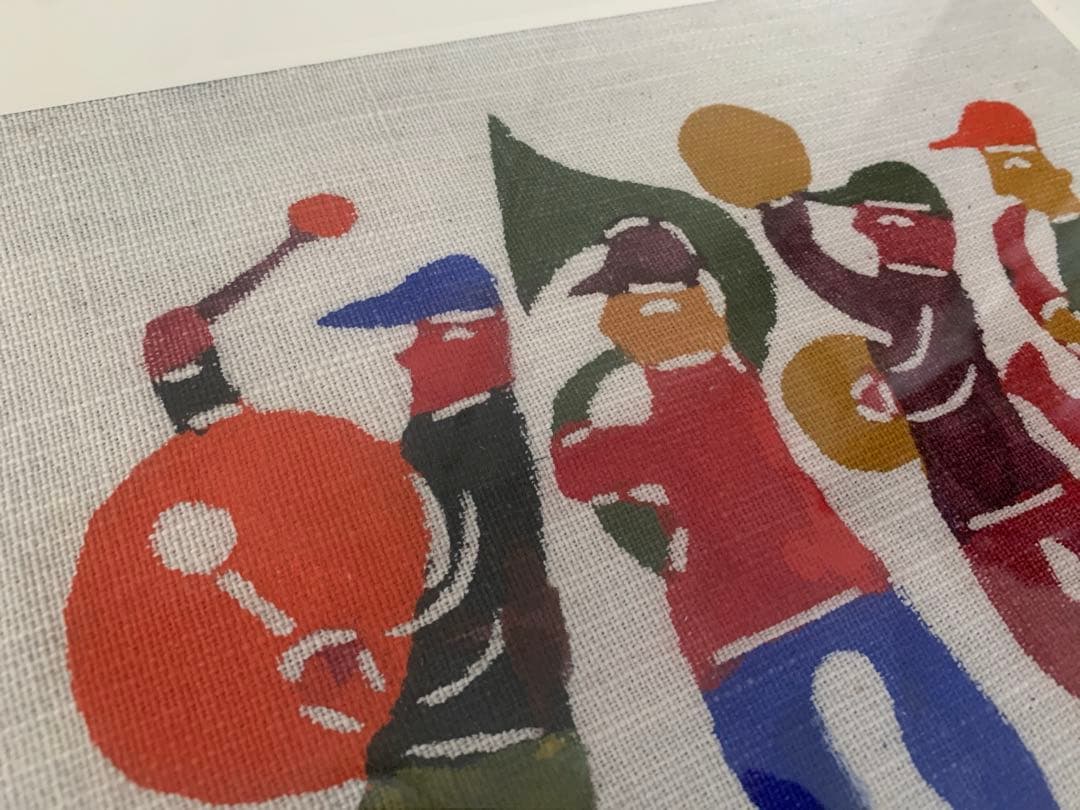 柚木沙弥郎　型染め絵