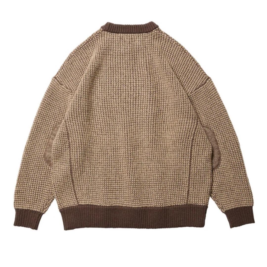 トップス EVISEN WAFFLE MOHAIR CREWNECK