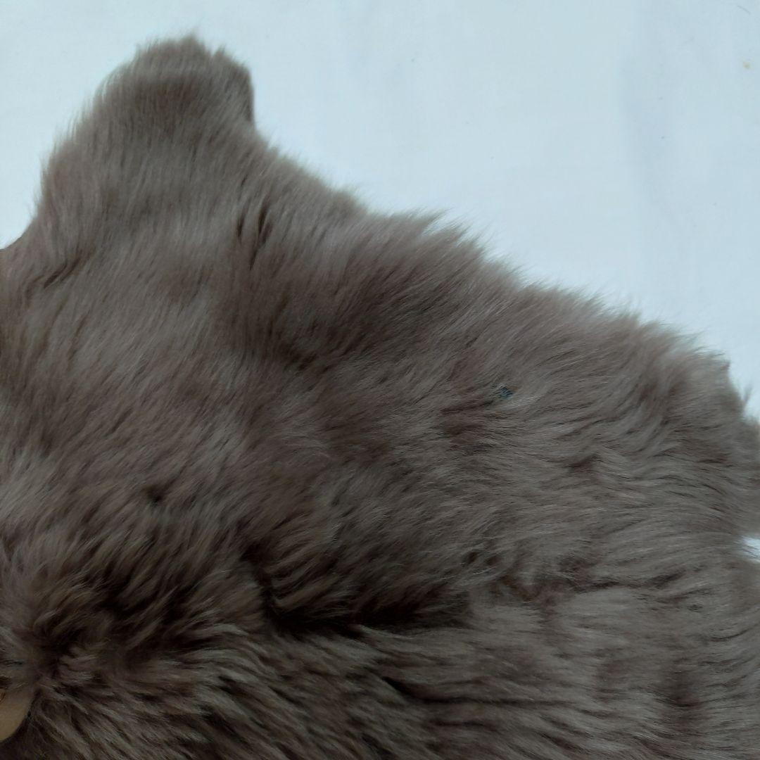 KARL DONOGHUE・羊皮・ムートン・ケープ・ネックウオーマー・膝かけ