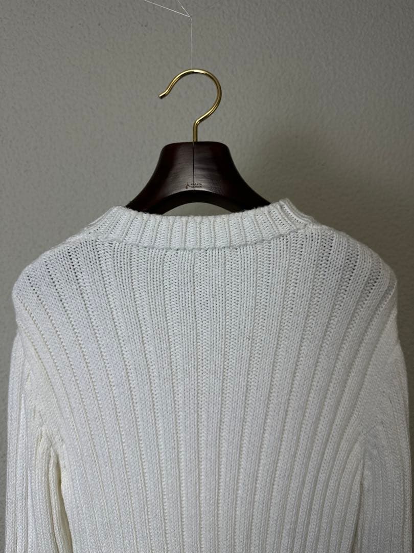 トップス JIL SANDER 00s Cotton V Neck Kint
