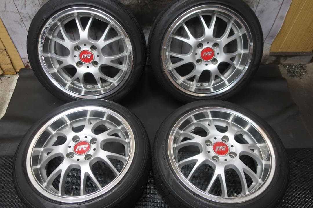 ITC 15×5.5J +45 PCD100 4穴 165/50R15 軽自動車