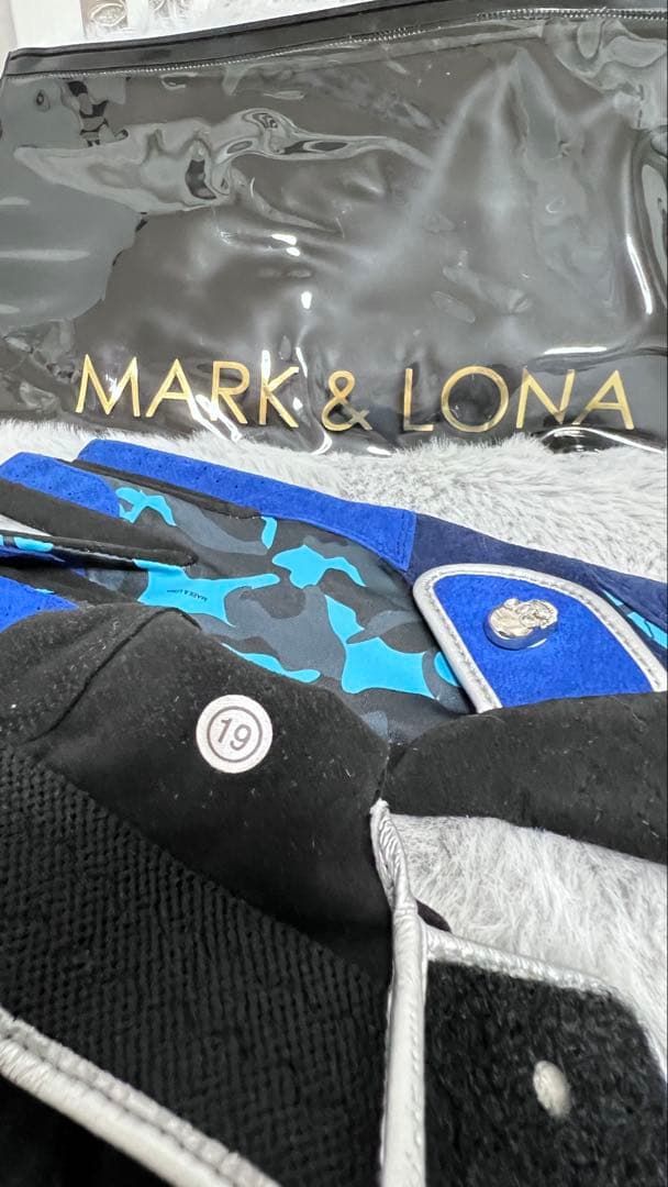 MARK & LONA ゴルフグローブ レディース　両手用　ネイルカット