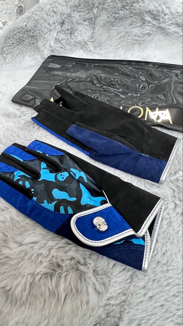 MARK & LONA ゴルフグローブ レディース　両手用　ネイルカット