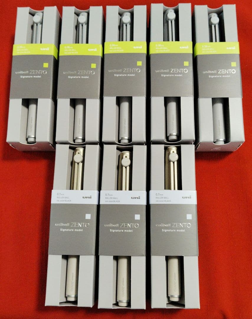 Uniball ZENTO シグニチャーモデル 2色8本セット