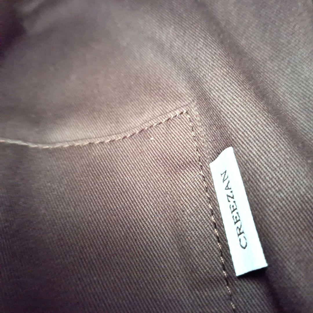 極美品！豊岡鞄　CREEZAN 　白　リュックサック　撥水加工　レザー 男女