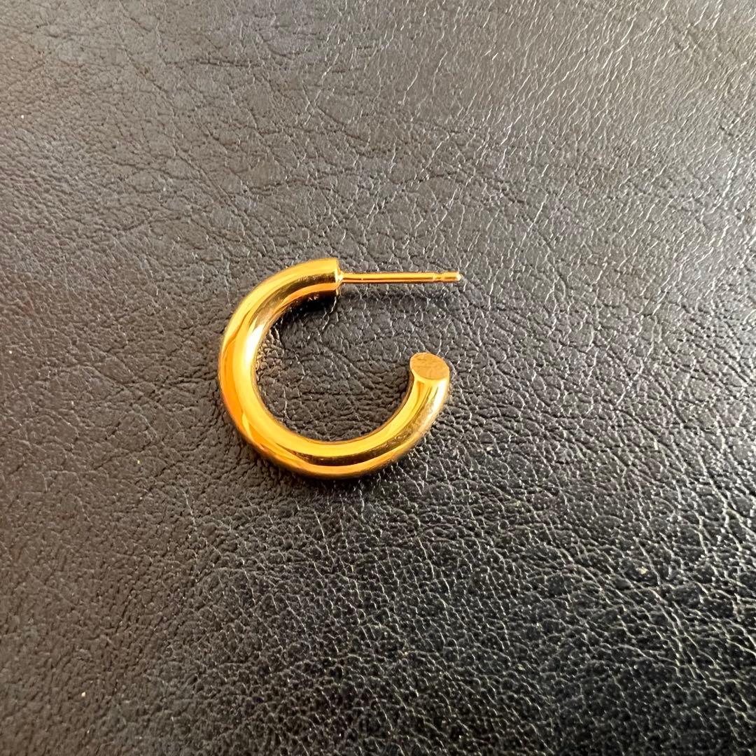 CAREERING PLACEBO 501 ゴールド フープピアス
