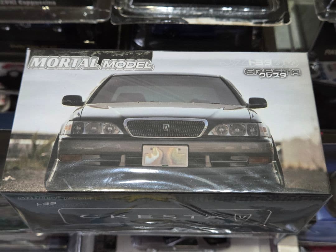 新色✨️MORTALMODELトヨタ クレスタ2.5ルーラントG黒銀1/64