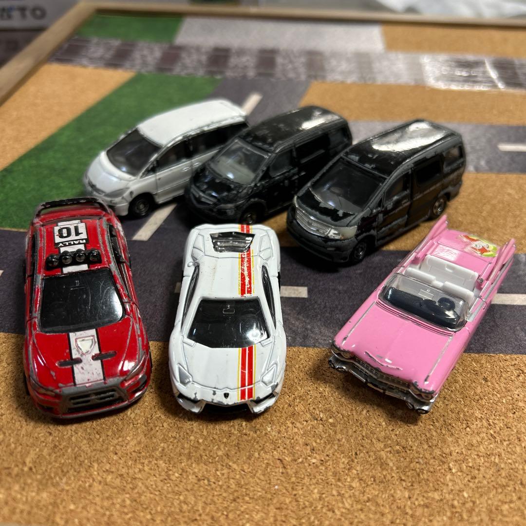 ミニカー 5台セット スポーツカー セダン ミニバン