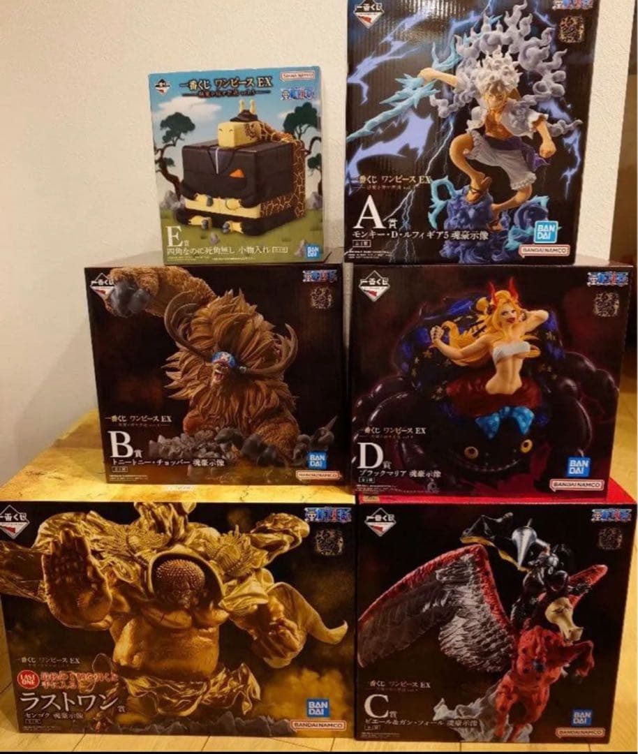 ワンピース一番くじ　フィギュアコンプリート6点セット