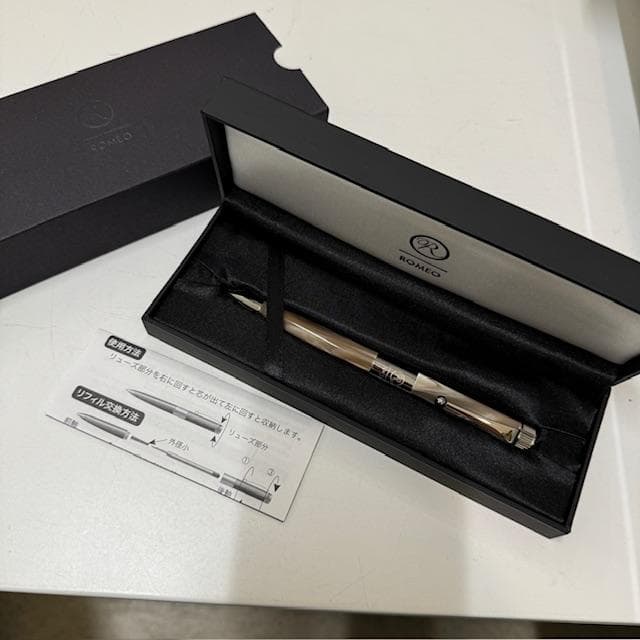 GA1492◆ロメオ ROMEO №3 ボールペン イタリアンベージュ 未使用♪