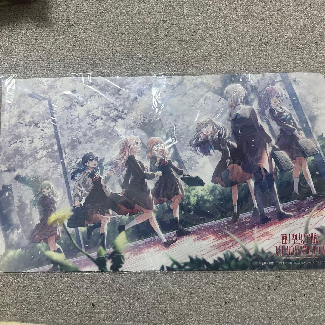 未使用 蓮ノ空　大賀美沙知　ラバーマット　プレイマット