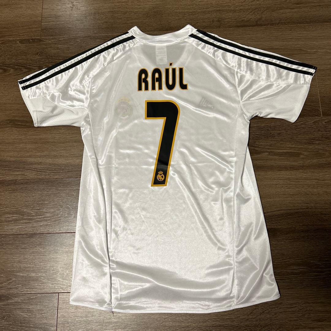 【未使用タグ付】レアルマドリード　ラウール選手　ユニフォーム
