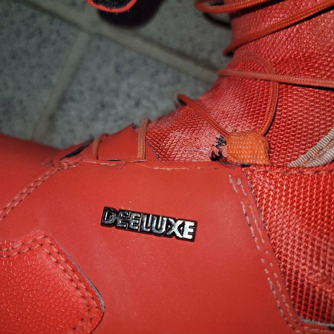 DEELUXEスノボ用ブーツ 赤