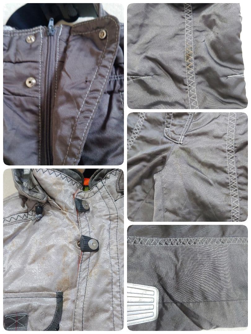 ゴールドウイン スキーウェア 上下セット　シルバー/グレー　160