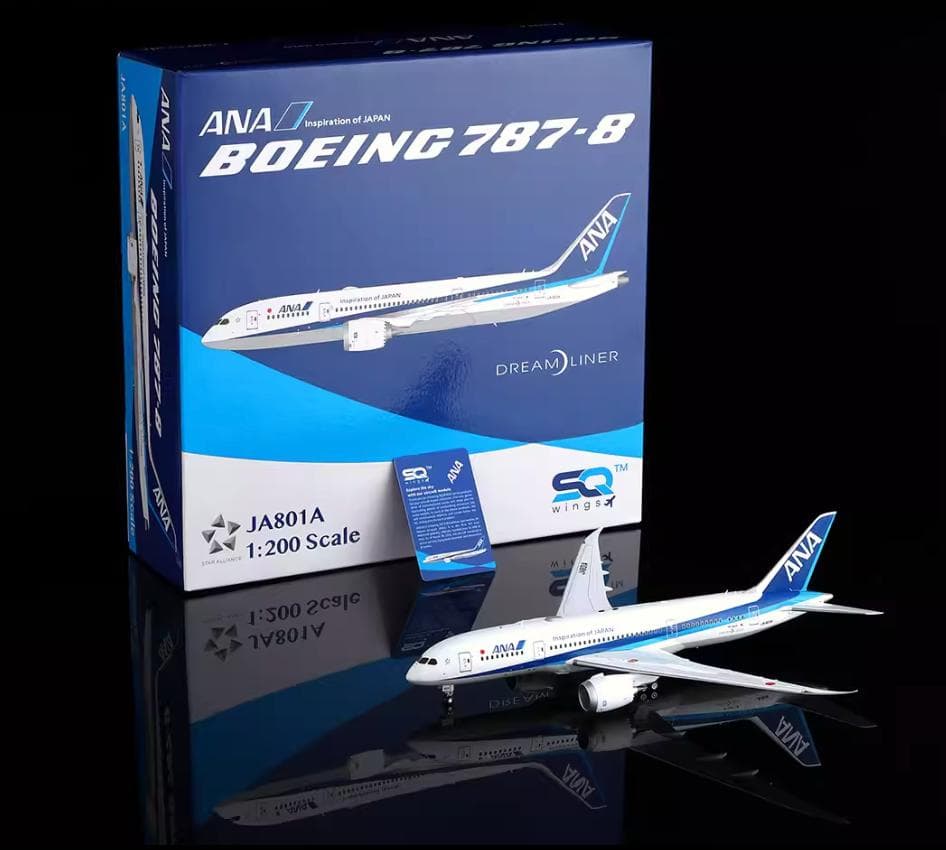 i*2様 【新品・即納】ANA Boeing 787-8 1/200 JA801