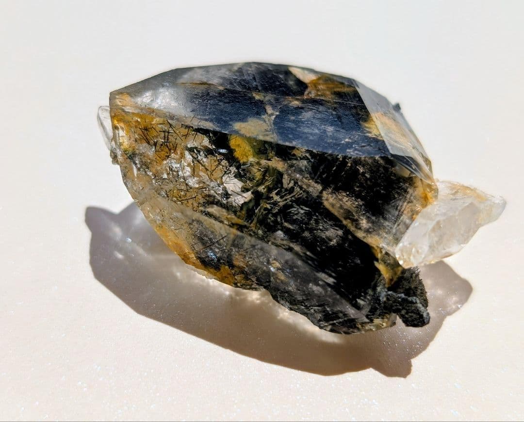 パキスタン産 ディラン テンペスト クォーツ リモナイト トルマリン 水晶